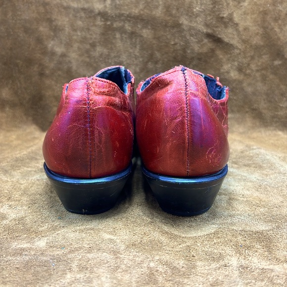 Code West Vintage Red Ankle Booties - Picture 3 of 11